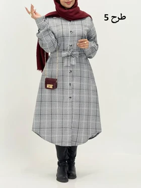 3564-مانتو پاییزه شایلین