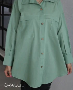 شومیز مانتویی uni