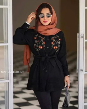 مانتو گلدوزی پرگل