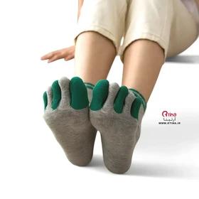 جوراب مچی انگشتی زنانه طرح استیکر