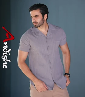 پیراهن آستین کوتاه مردانه آراج