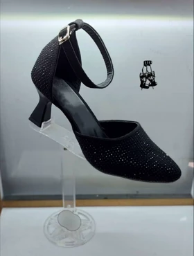 کفش مجلسی نگین مشکی