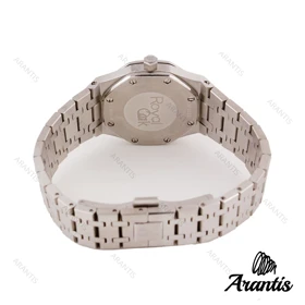 ساعت ای پی زنانه استیل صفحه سبز دورنگین w-9665