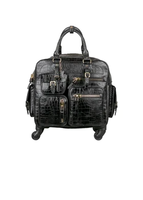 ساک مسافرتی چرخدار چرم مدل اوبرت