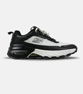 کفش کتانی طبی ورزشی سفید مشکی SKECHERS max protect مدل 7773