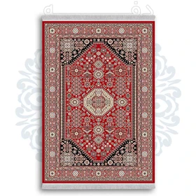 فرشینه از جنس پارچه هازان مخمل ترک طرح گلیم برند دفه کد DDGG 168