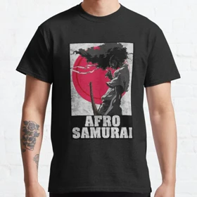 تیشرت لانگ انیمه AFRO SAMURAI افرو سامورایی AFRO HAIR SAMURAI کد 185731