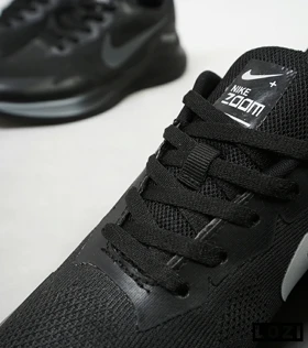 کفش کتانی بزرگ پا مشکی Nike air zoom