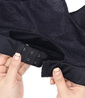 نیم‌تنه کاپ‌دار دانتل Neev نیو کد Clara 6303 مشکی Black