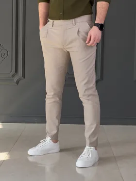 شلوار 396 ZARA کرم
