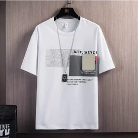 تیشرت آستین کوتاه باندانایی اسپرت