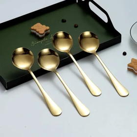 ملاقه خورشت خوری استیل در دو رنگ / MJ133_802