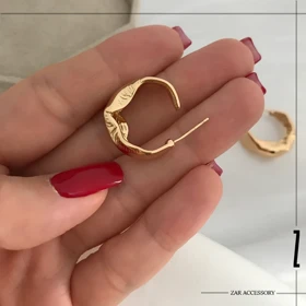 گوشواره حلقه‌ای دفرمه بادکنکی