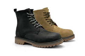 کفش نیم بوت تیم مردانه چرم طبیعی مدل 0171_Boots