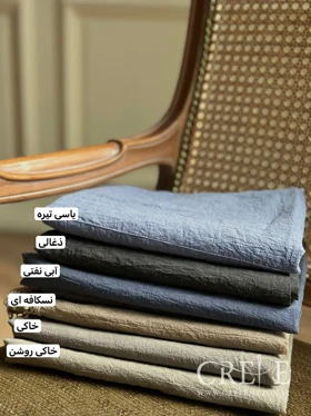 شال کتان دور دانتل