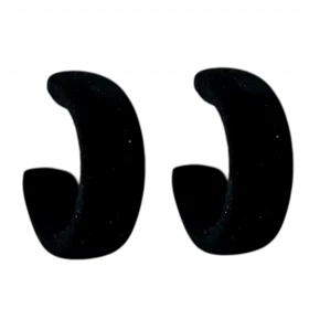 گوشواره زنانه مخملی طرح دایره، انتخابی شیک و خاص