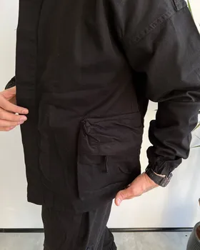 کت کتان مشکی برند BALENCIAGA