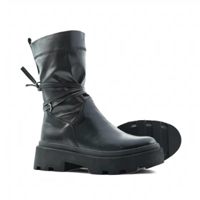 کفش نیم بوت زنانه استرج بندی مدل 0117_Boots