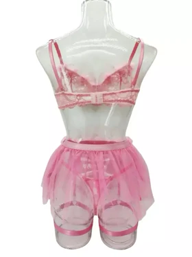 لباس زیر زنانه فانتزی چهار تکه فیوری (Fuiry)