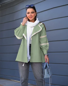 مانتو عروسکی زنانه مدل زریان کد 1594