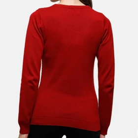 بلوز بافت زنانه طرح برجسته وارداتی