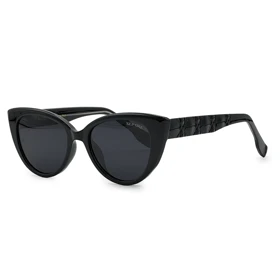 عینک آفتابی گربه ای زنانه موسکات Moscot مدل EA-7027 پلاریزه (مشکی)