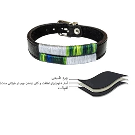 دستبند چرم وارک مدل آرت کد rb99