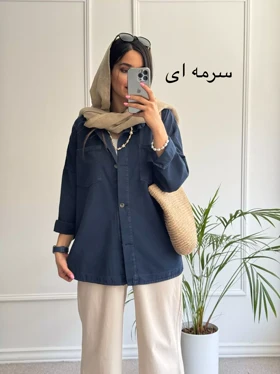 مانتو کتان زارا New * ( دارای ایراد جزئی )