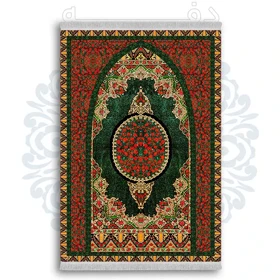 فرشینه از جنس پارچه هازان مخمل ترک طرح سجاده برند دفه کد DSJ 98