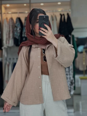 شومیز آستین پاکتی