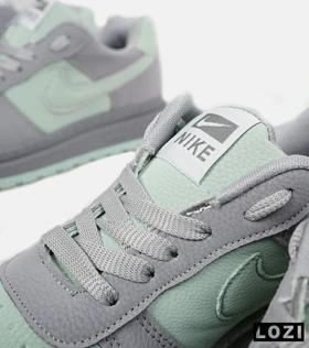 کفش کتانی مردانه و زنانه طوسی سبز نایک NIKE AIR FORCE