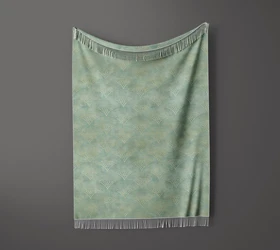 شال مبل ریش دار sofa shawl 90