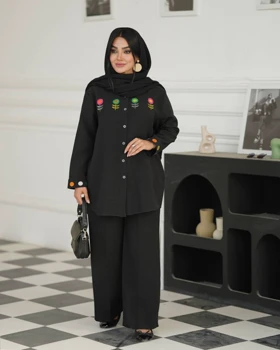 مانتو گلدوزی مدل گلین کد 2954