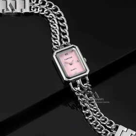 ساعت زنانه کارتیه Cartier A60 (صورتی)