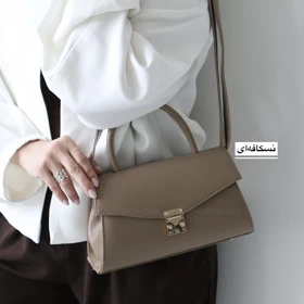 کیف زنانه مجلسی مدل آیسون (نسکافه ای)