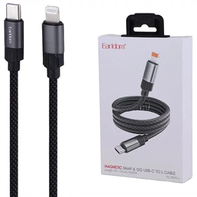 کابل تایپ سی به لایتنینگ ارلدام مدل EC-207C-L توان 27 وات یک متر