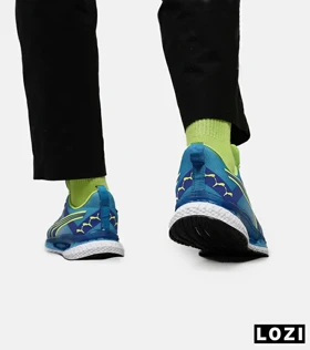 کفش کتانی ورزشی سفید آبی فسفری مردانه و زنانه PUMA