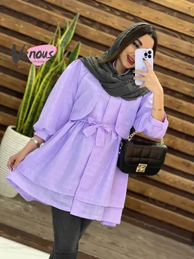 مانتو نازلی ژیله دار