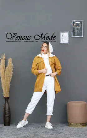 مانتو کتی پشت طرحدار