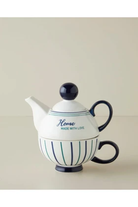 ست قوری English Home مدل With Love New Bone China - پرسلان