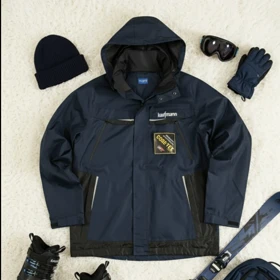 SIZE XXL - XL کاپشن بلند برزنتی و مقاوم اورجینال از برند معتبر PROJOB سوئد مدل Kaufmann