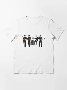 تیشرت گروه موسیقی Beatles بیتلز Beatle Vintage Retro Line Up کد 183432