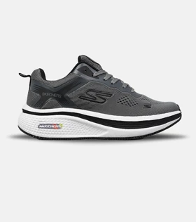 کتانی طبی ورزشی خاکستری اسکیچرز Go Run Elevate مدل 9501 راحتی و استایل اسپرت