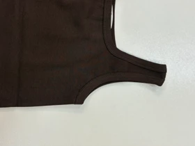 تاپ یقه خشت کشبافت 317 (قهوه ای)