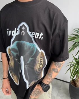 تیشرت مشکی INDIFFERENT