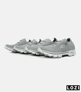 کتانی طبی مردانه و زنانه طوسی اسکیچرز SKECHERS مدل 6378