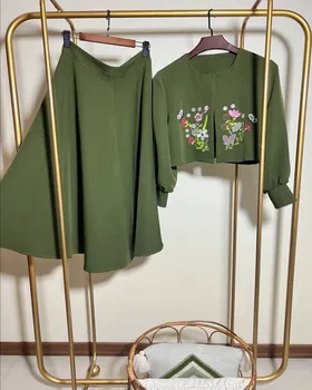 کت دامن گلدوزی پریچهر کد 81585