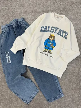 بلوز با شلوارلی CALSTATE (ایراددار)