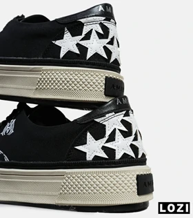 کفش اسنیکرزمشکی Amiri Stars Checkered
