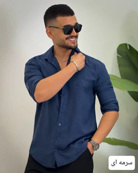 پیراهن مردانه استین بلند پلو_کد4414